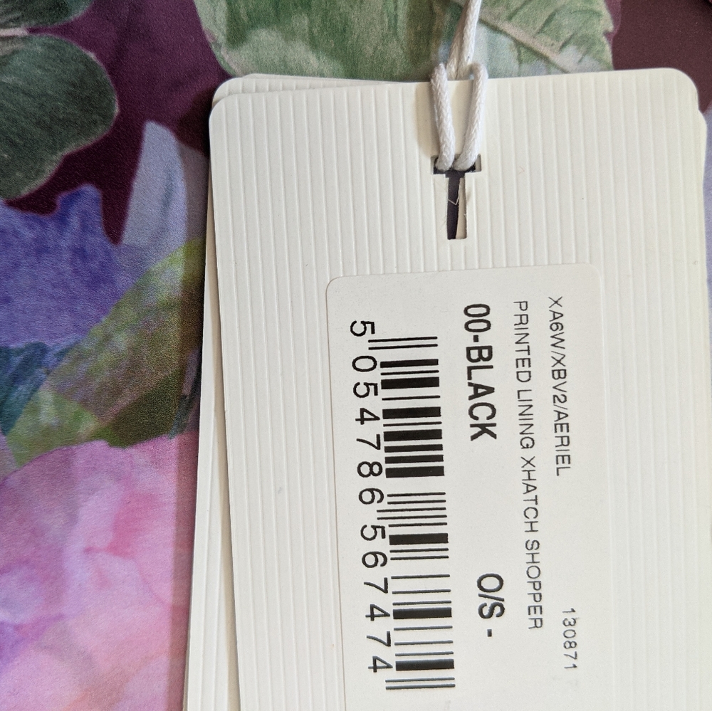Ted Baker Printed Xhatch Leather Clutch - Picture 7 of 8